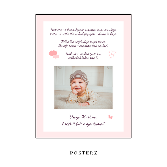 Hoćeš li biti moja krsna kuma?