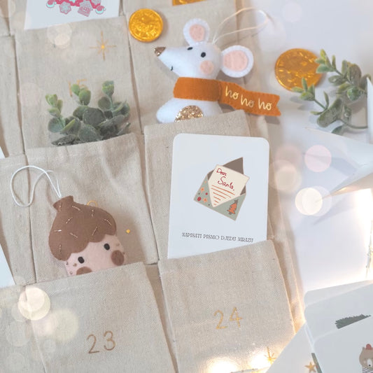 kartice uz adventski kalendar