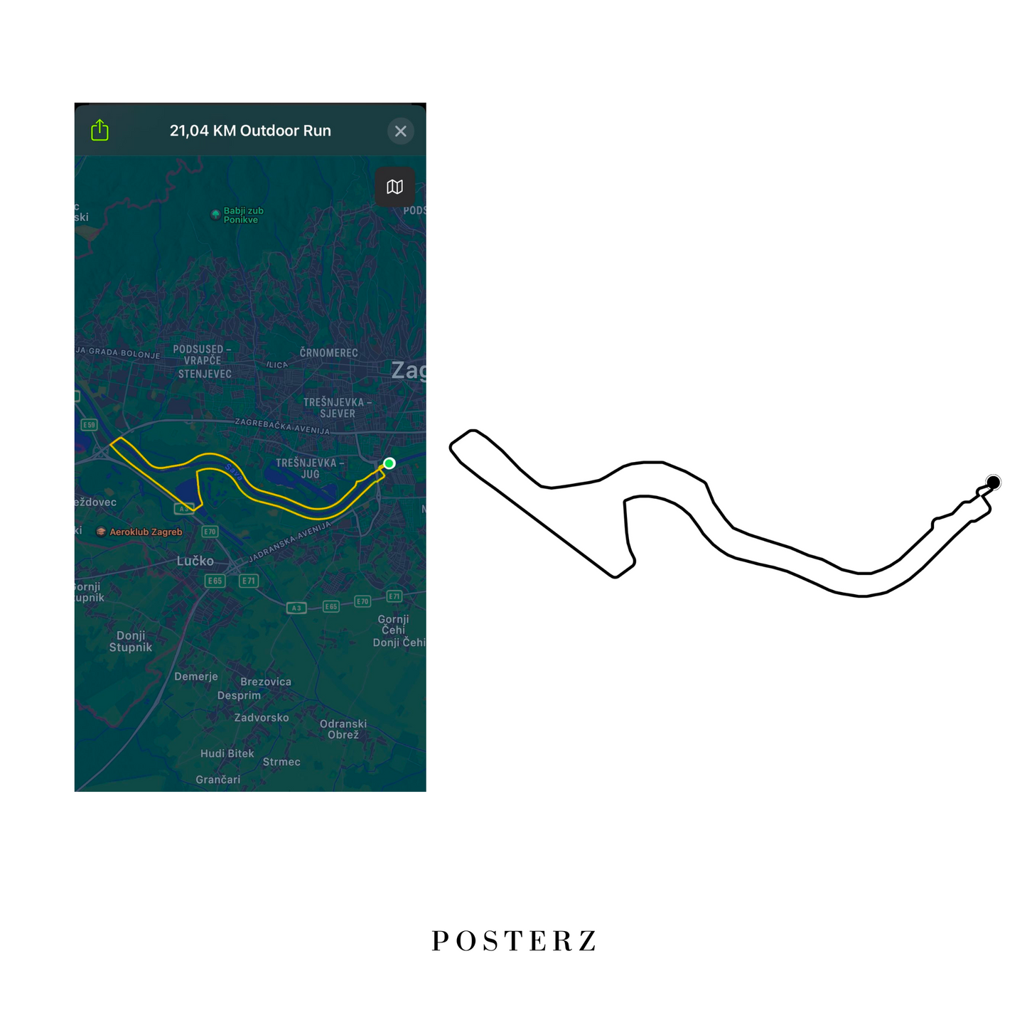 mapa maratona