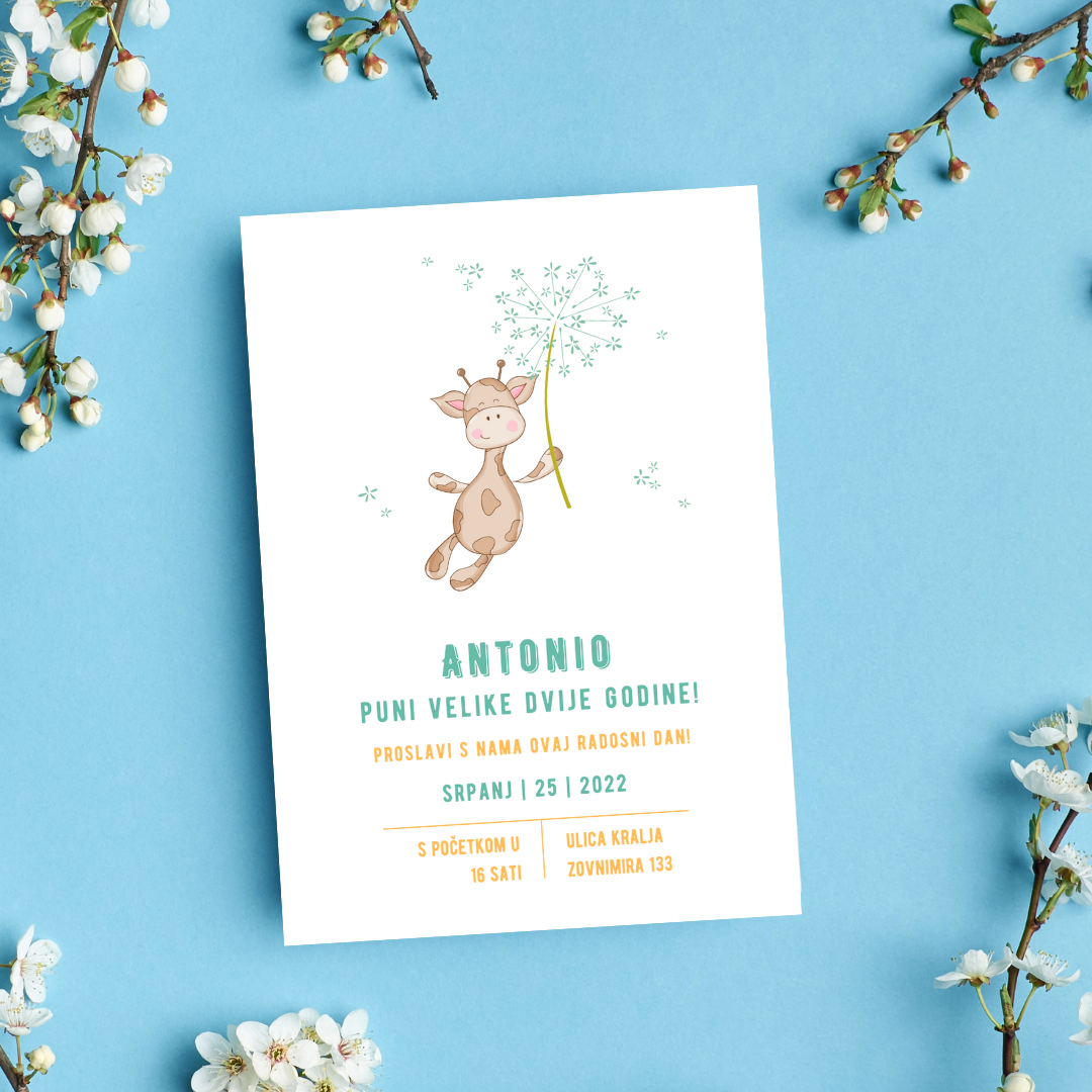 izrada pozivnica za rođendan